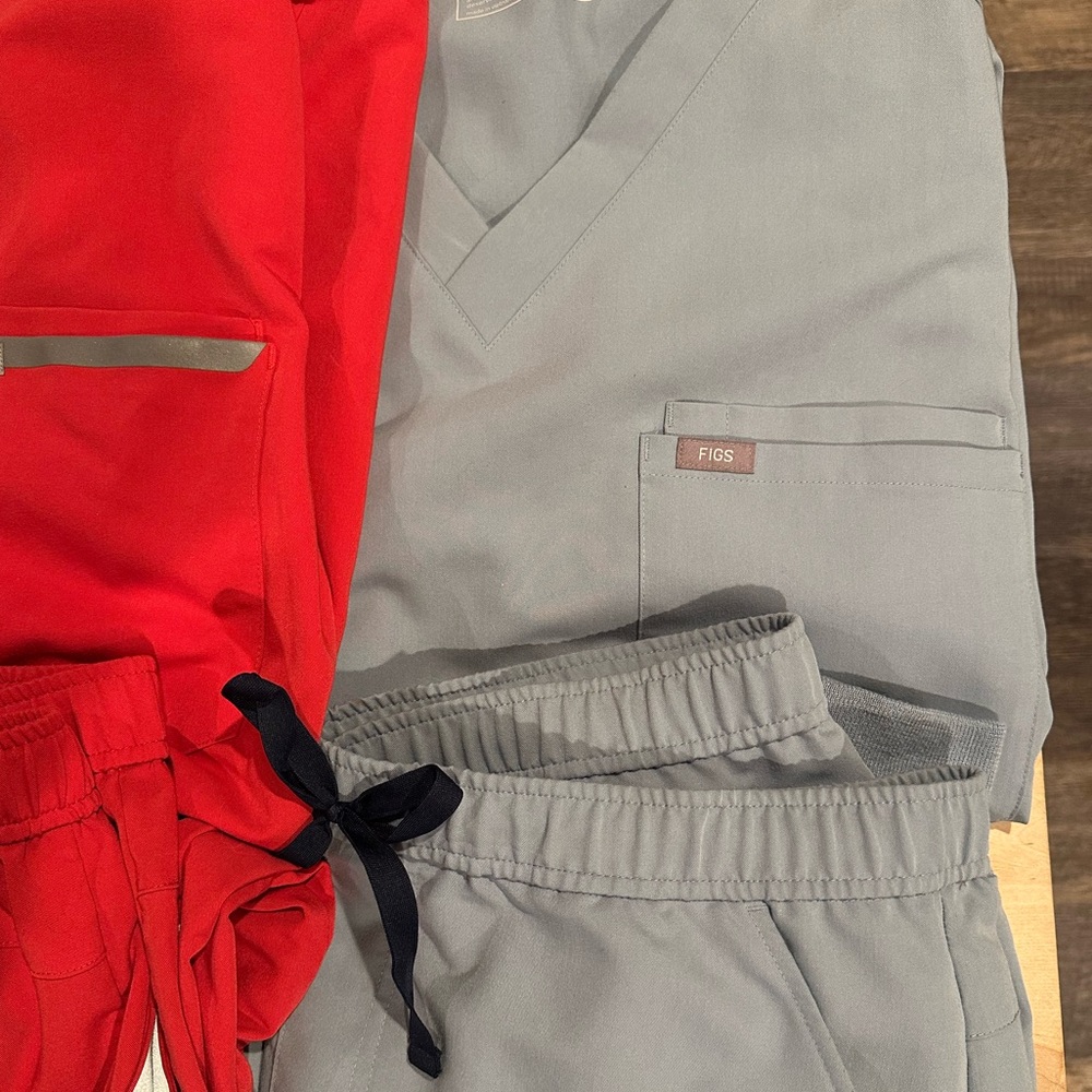 Figs Soft Gray/Blue Scrub